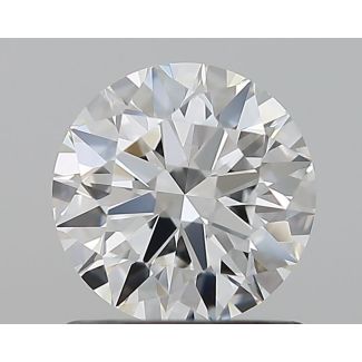 1.01 Carat Round F VVS2 EX GIA Natural Diamond