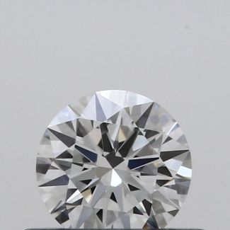 0.35 Carat Round F VVS1 EX GIA Natural Diamond