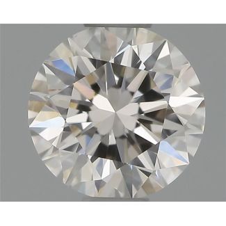 0.50 Carat Round H VS2 EX GIA Natural Diamond