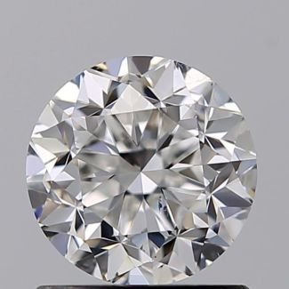 1.00 Carat Round E SI1 F EX VG GIA Natural Diamond