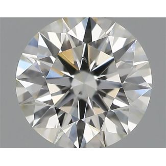 0.34 Carat Round H SI1 EX GIA Natural Diamond