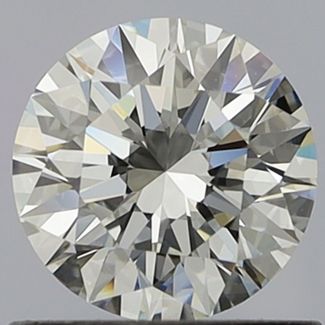 0.74 Carat Round G VVS2 EX GIA Natural Diamond