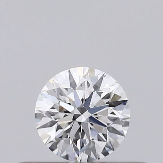 0.28 Carat Round D VVS2 EX GIA Natural Diamond