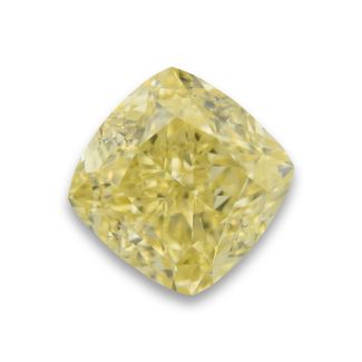 1.3 Carat Cushion Brilliant Light Yellow VVS2 - EX VG GIA Natural Diamond