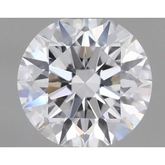 0.58 Carat Round D VS1 EX GIA Natural Diamond