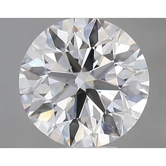 0.51 Carat Round F VS2 EX GIA Natural Diamond