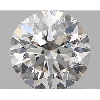 0.40 Carat Round F SI1 VG EX GIA Natural Diamond