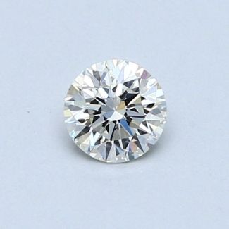 0.41 Carat Round I VS2 VG EX GIA Natural Diamond