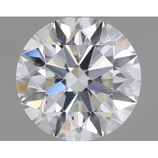 0.74 Carat Round E VVS1 EX GIA Natural Diamond