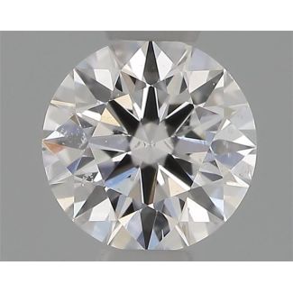 0.30 Carat Round E SI2 EX GIA Natural Diamond