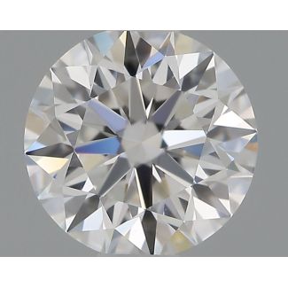 0.51 Carat Round E VS1 EX GIA Natural Diamond