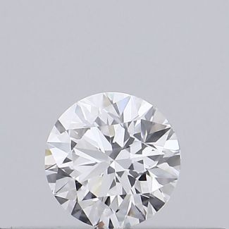 0.18 Carat Round D VS2 EX GIA Natural Diamond