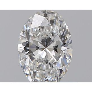 0.41 Carat Oval E VS1 - EX VG GIA Natural Diamond