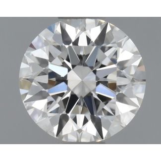 0.55 Carat Round G VVS2 EX GIA Natural Diamond