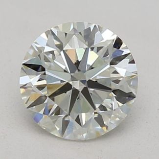 0.46 Carat Round H VS2 VG EX GIA Natural Diamond