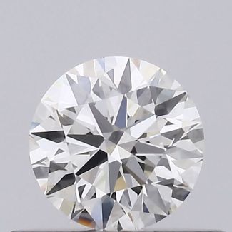 0.36 Carat Round E IF EX GIA Natural Diamond