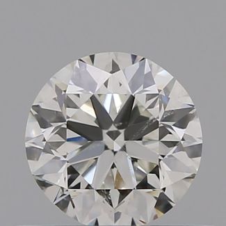 0.45 Carat Round H SI2 VG EX GD GIA Natural Diamond