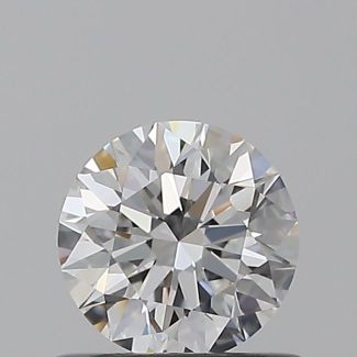 0.53 Carat Round E VS1 EX GIA Natural Diamond