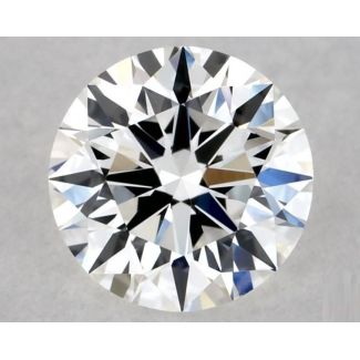 0.4 Carat Round F VVS1 EX GIA Natural Diamond