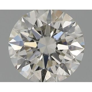 0.31 Carat Round H SI1 EX IGI Natural Diamond