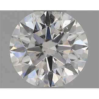 0.33 Carat Round G SI1 EX GIA Natural Diamond