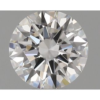 0.34 Carat Round D VVS1 EX GIA Natural Diamond