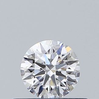 0.32 Carat Round D VVS2 EX VG GIA Natural Diamond