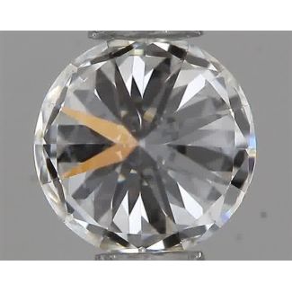 0.30 Carat Round H VVS2 EX VG GIA Natural Diamond