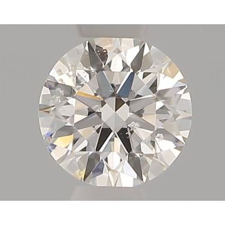 0.31 Carat Round H SI2 EX GIA Natural Diamond