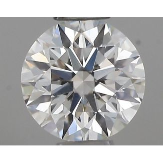 0.36 Carat Round G VVS1 EX IGI Natural Diamond