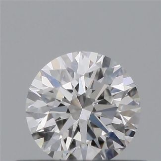 0.35 Carat Round E VVS1 EX GIA Natural Diamond