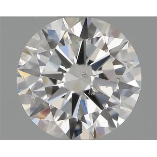 0.50 Carat Round G SI2 VG EX GIA Natural Diamond