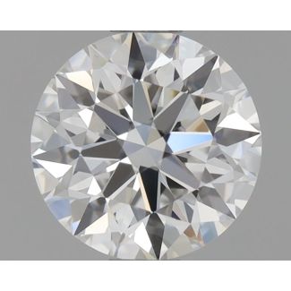 0.71 Carat Round D VVS1 EX GIA Natural Diamond