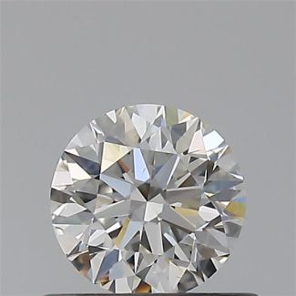 0.45 Carat Round H VS2 EX GIA Natural Diamond