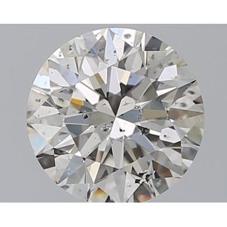 2.01 Carat Round H SI2 EX GIA Natural Diamond