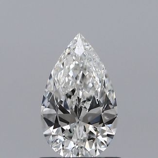 0.70 Carat Pear F SI1 - EX VG GIA Natural Diamond