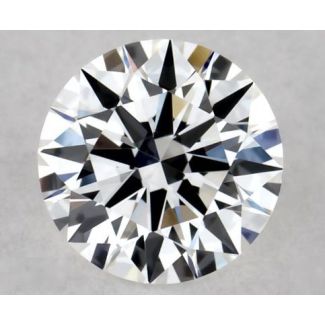 0.31 Carat Round F VVS2 EX GIA Natural Diamond