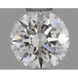 0.5 Carat Round F VVS1 EX GIA Natural Diamond