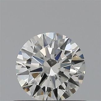 0.50 Carat Round H VVS2 EX VG GIA Natural Diamond