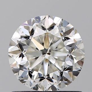 1.01 Carat Round H SI2 F EX VG GIA Natural Diamond