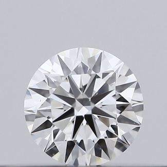 0.18 Carat Round D VS2 VG EX GIA Natural Diamond