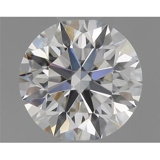 0.5 Carat Round F VS1 EX GIA Natural Diamond