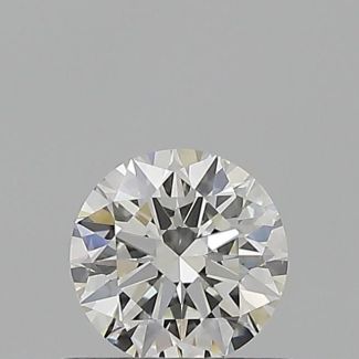 0.5 Carat Round H IF EX GIA Natural Diamond