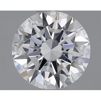 0.51 Carat Round D VS1 EX GIA Natural Diamond