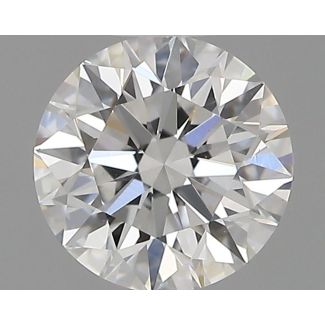 0.51 Carat Round E VS2 EX GD GIA Natural Diamond