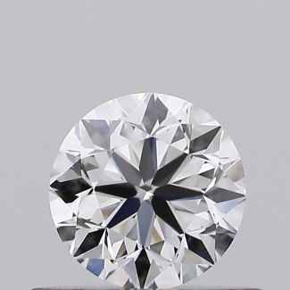 0.4 Carat Round G VVS2 VG EX GIA Natural Diamond