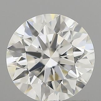 0.63 Carat Round G VVS2 EX GIA Natural Diamond