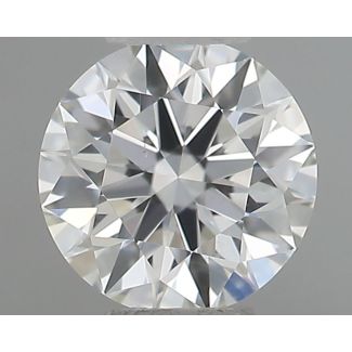 0.40 Carat Round H VS1 EX GIA Natural Diamond