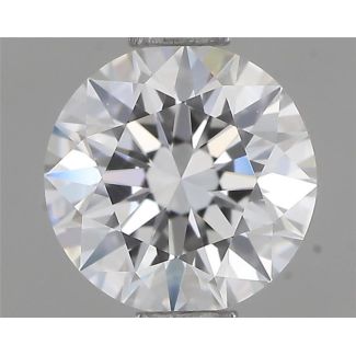 0.70 Carat Round E VVS1 EX GIA Natural Diamond