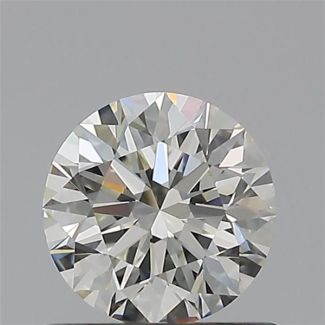 0.60 Carat Round H VVS2 EX IGI Natural Diamond